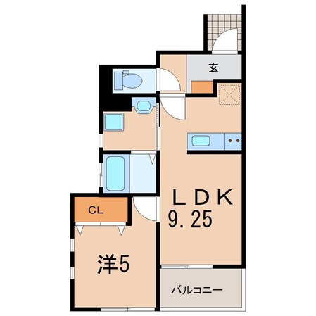 メゾンレーヴの物件間取画像